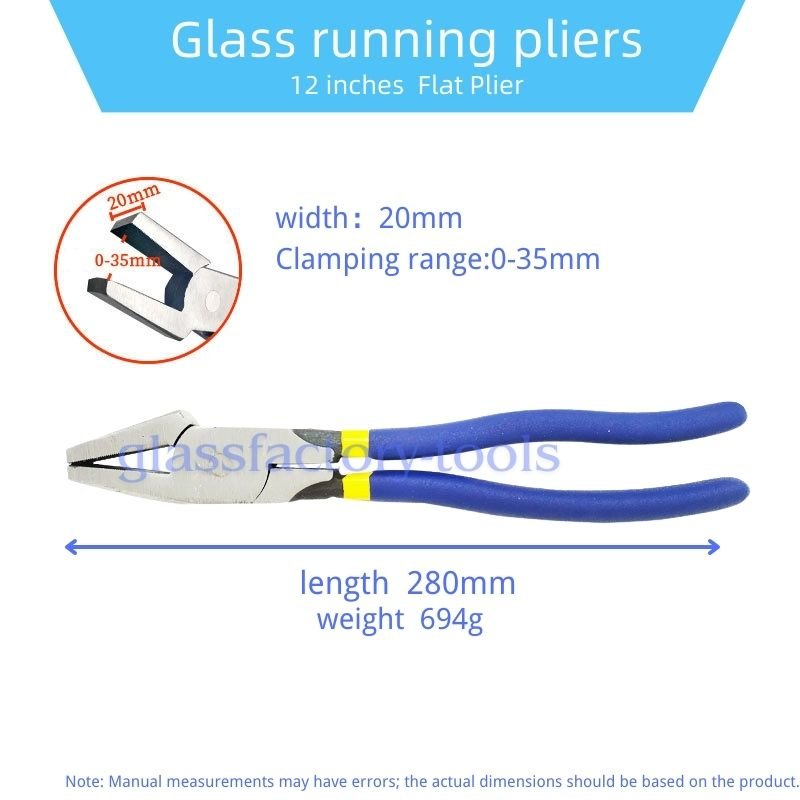 running pliers for glass
