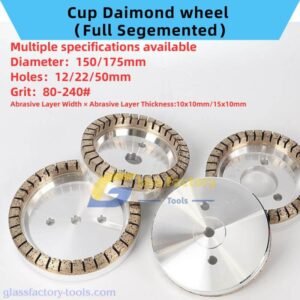150/175mm Full Segemented Cup Diamond Wheel