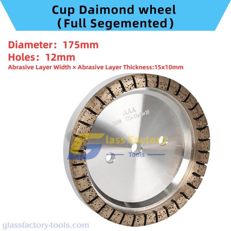 150/175mm Full Segemented Cup Diamond Wheel - Image 4