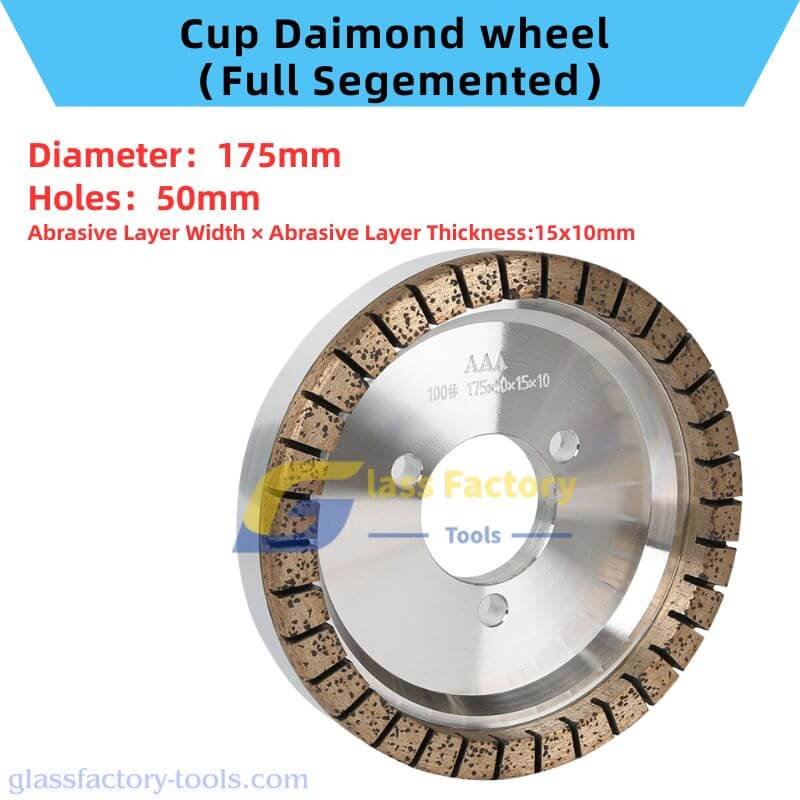 150/175mm Full Segemented Cup Diamond Wheel - Image 5