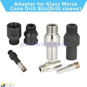 Adapter for Glass Morse Cone Drill Bits & Drill Bit Extension Sleeve