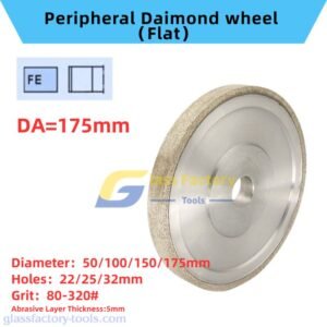 D175mm Flat edge Peripheral Diamond wheel