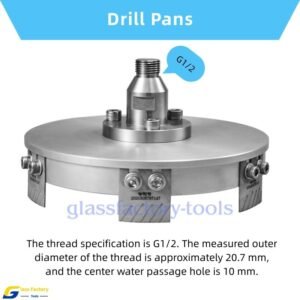 Glass Drill Bits,  Drill Plate for Glass or Tiles big holes