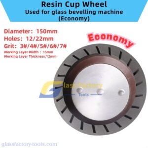 Resin-Bond Diamond Wheel for glass bevelling machine(Economy)