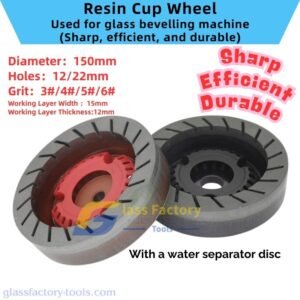 Resin-Bond Diamond Wheel for glass bevelling machine(Sharp, efficient, and durable)