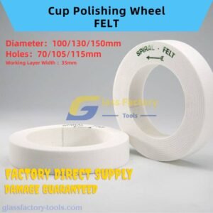 FELT Polishing Wheel for glass edger,double edger,bevelling machine